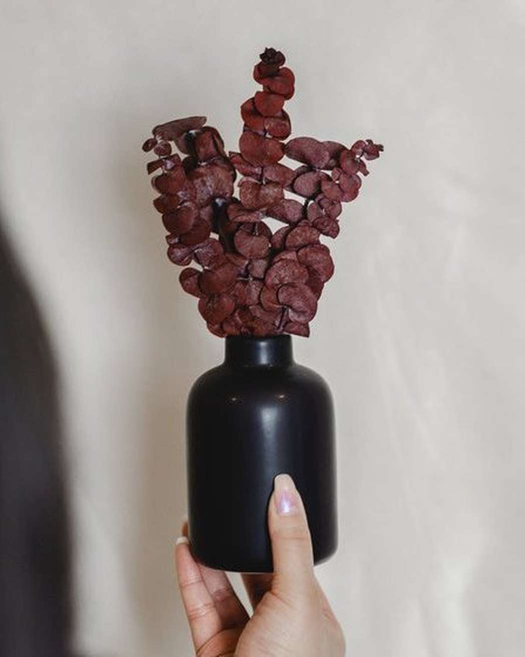 Black Bud Vase - Pampas Gal