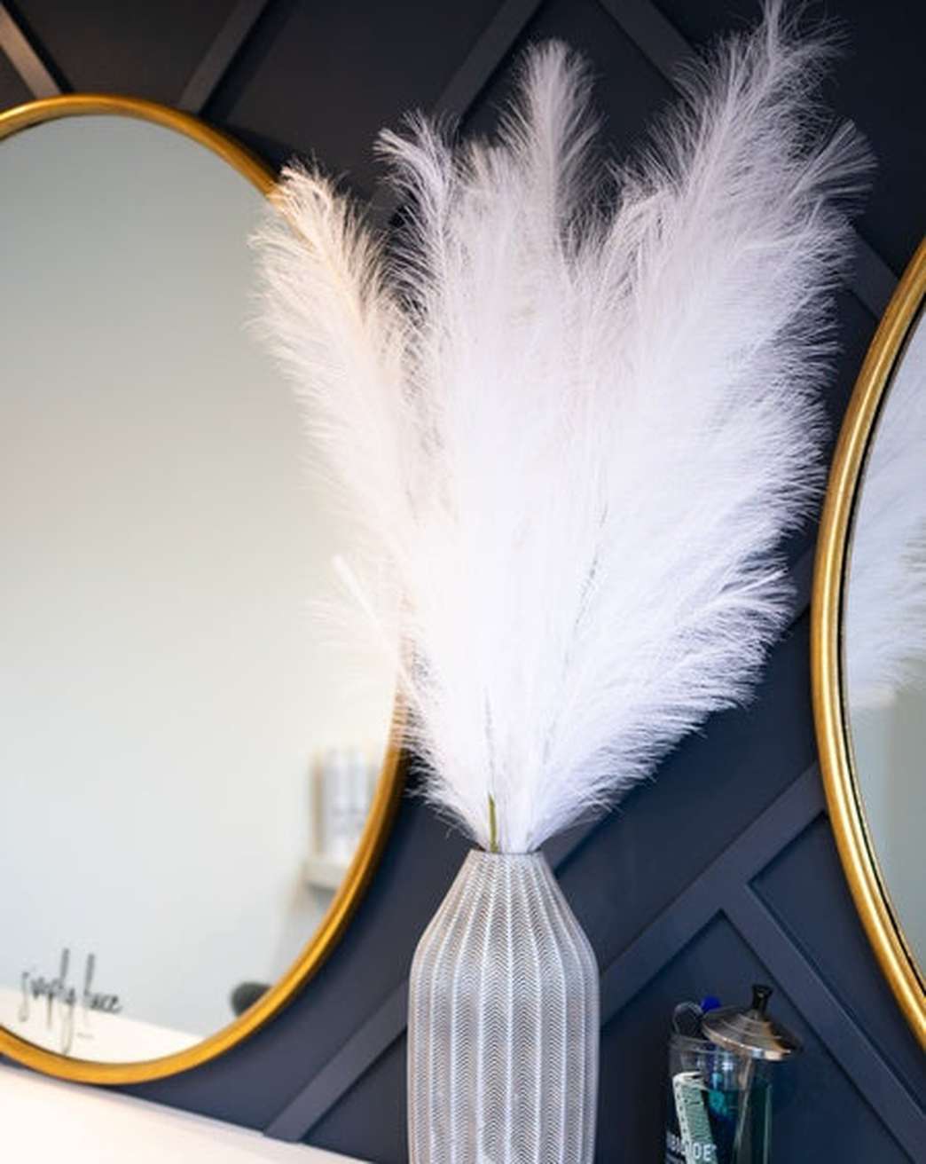 White Faux Pampas Grass