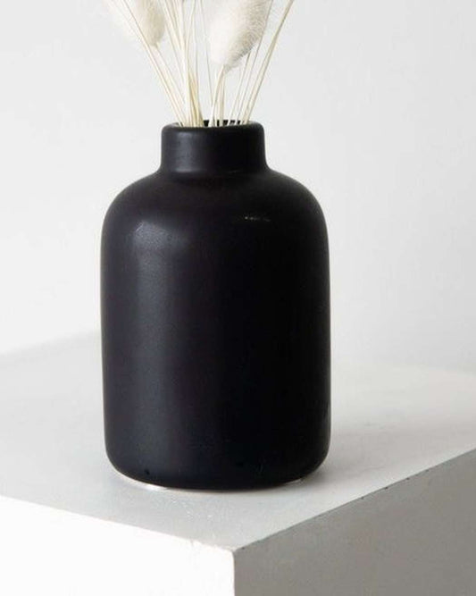 Black Bud Vase - Pampas Gal